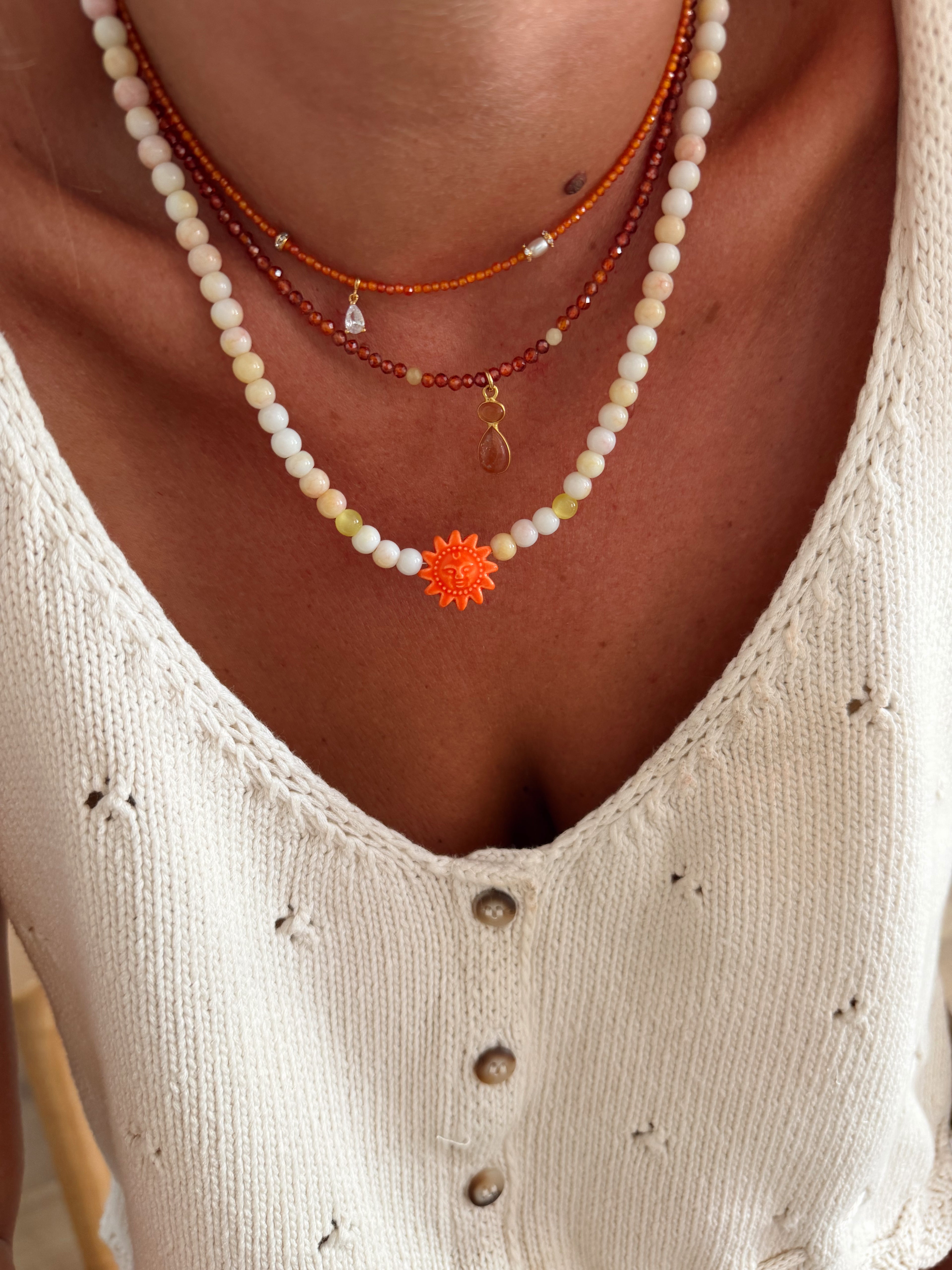 Collier Paul - orange