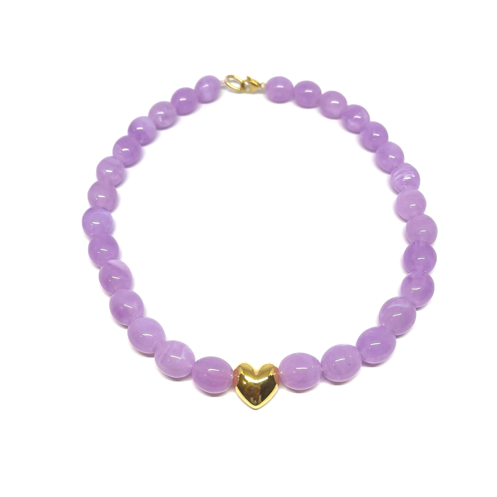 Collier Martin - lilas