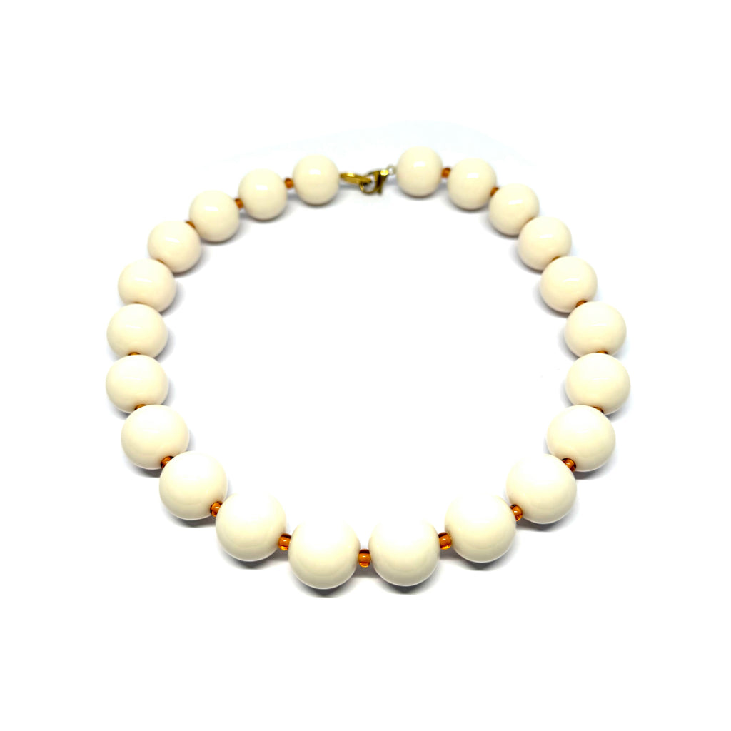 Collier André - beige marron