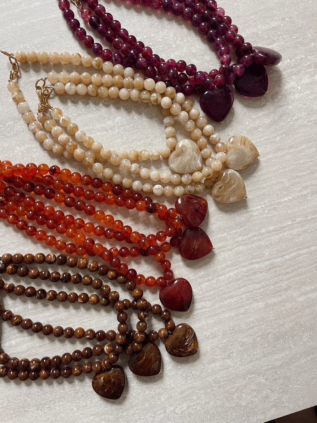 Collier Gabriel - aubergine