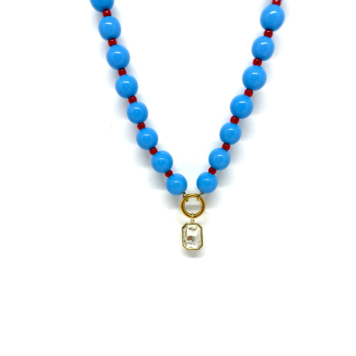 Collier Alfred - bleu