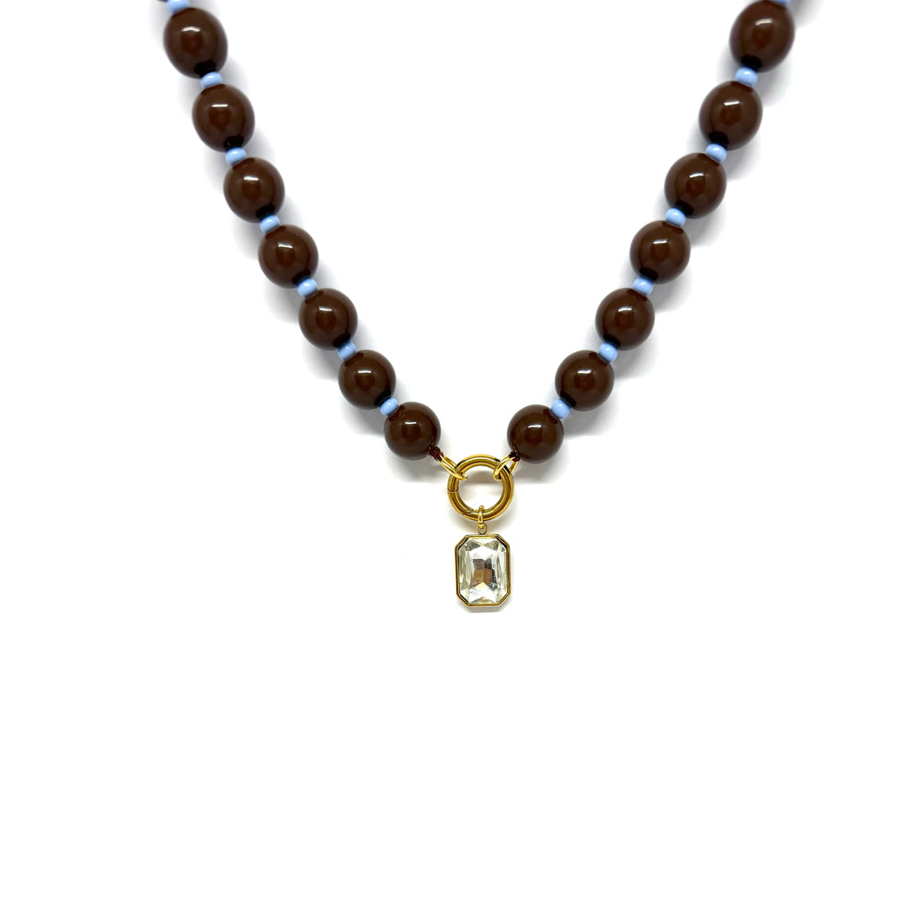 Collier Alfred - marron
