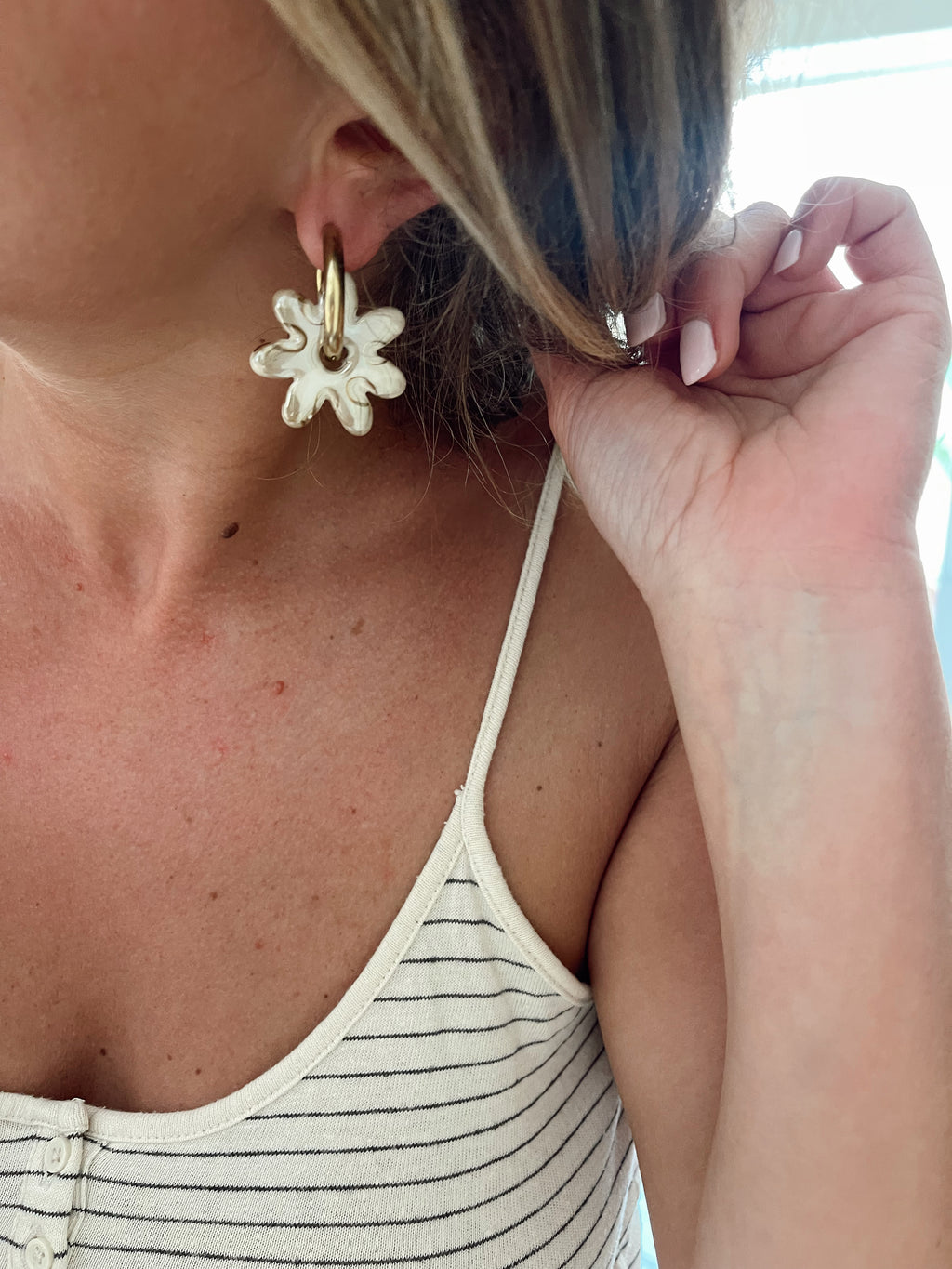 Créoles Flora - écru
