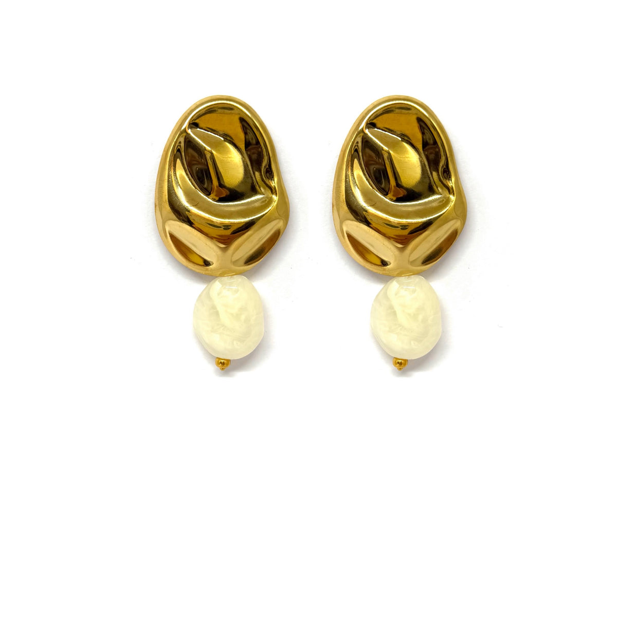 Boucles d’oreilles Bonnie - blanc