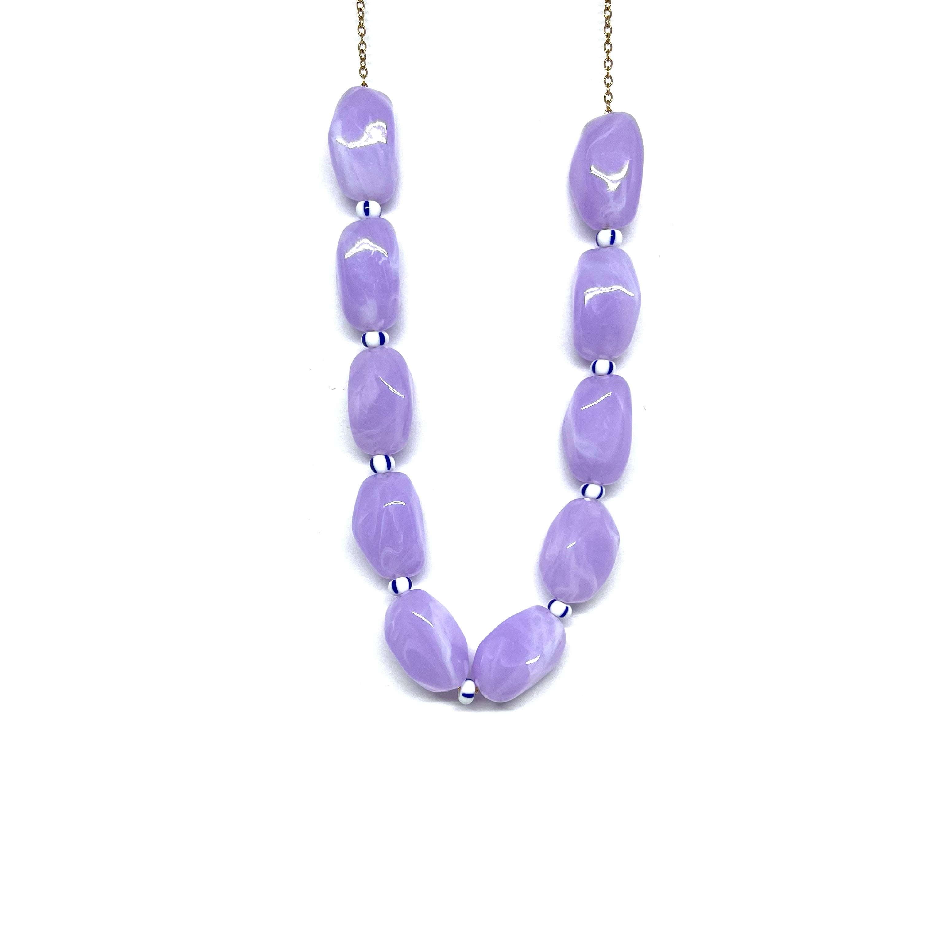 Collier Marcel - lilas