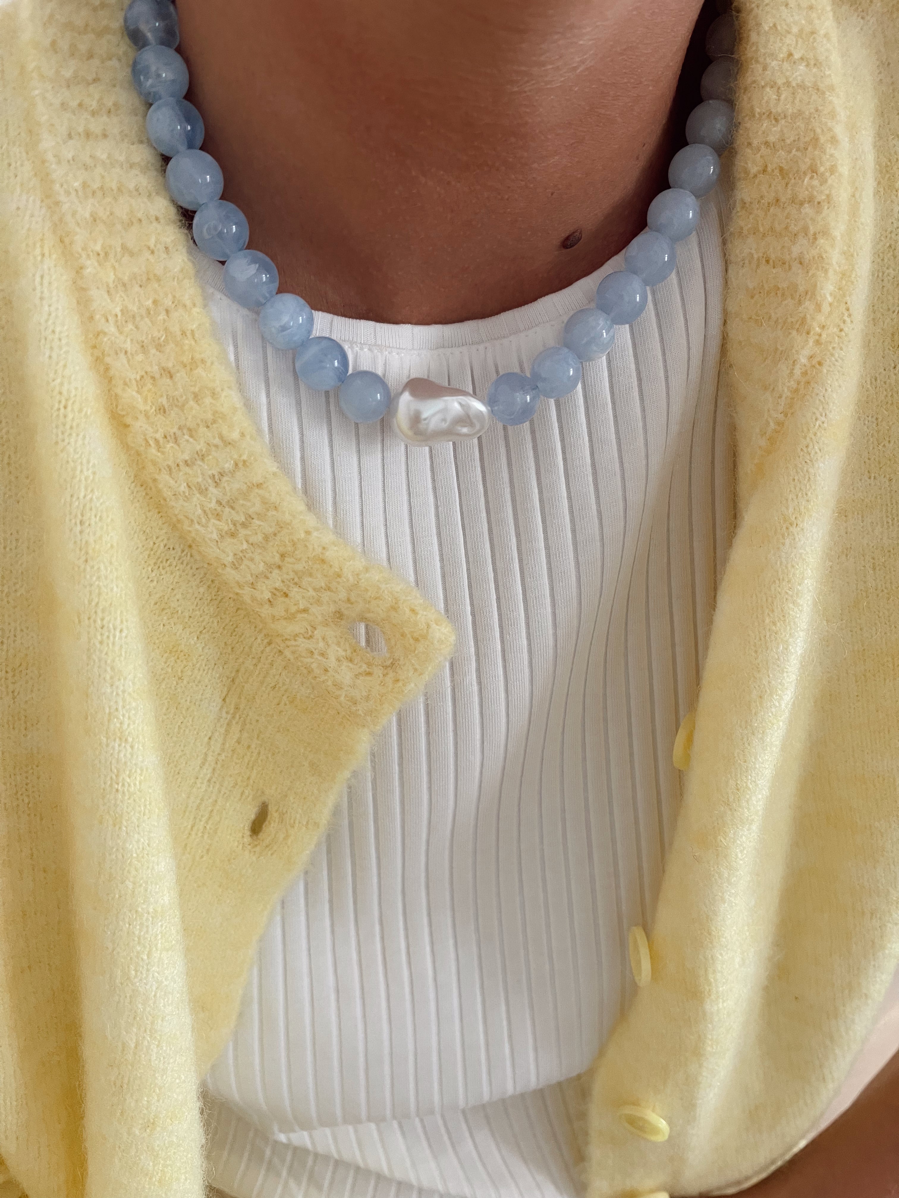 Collier Hortense - Ciel