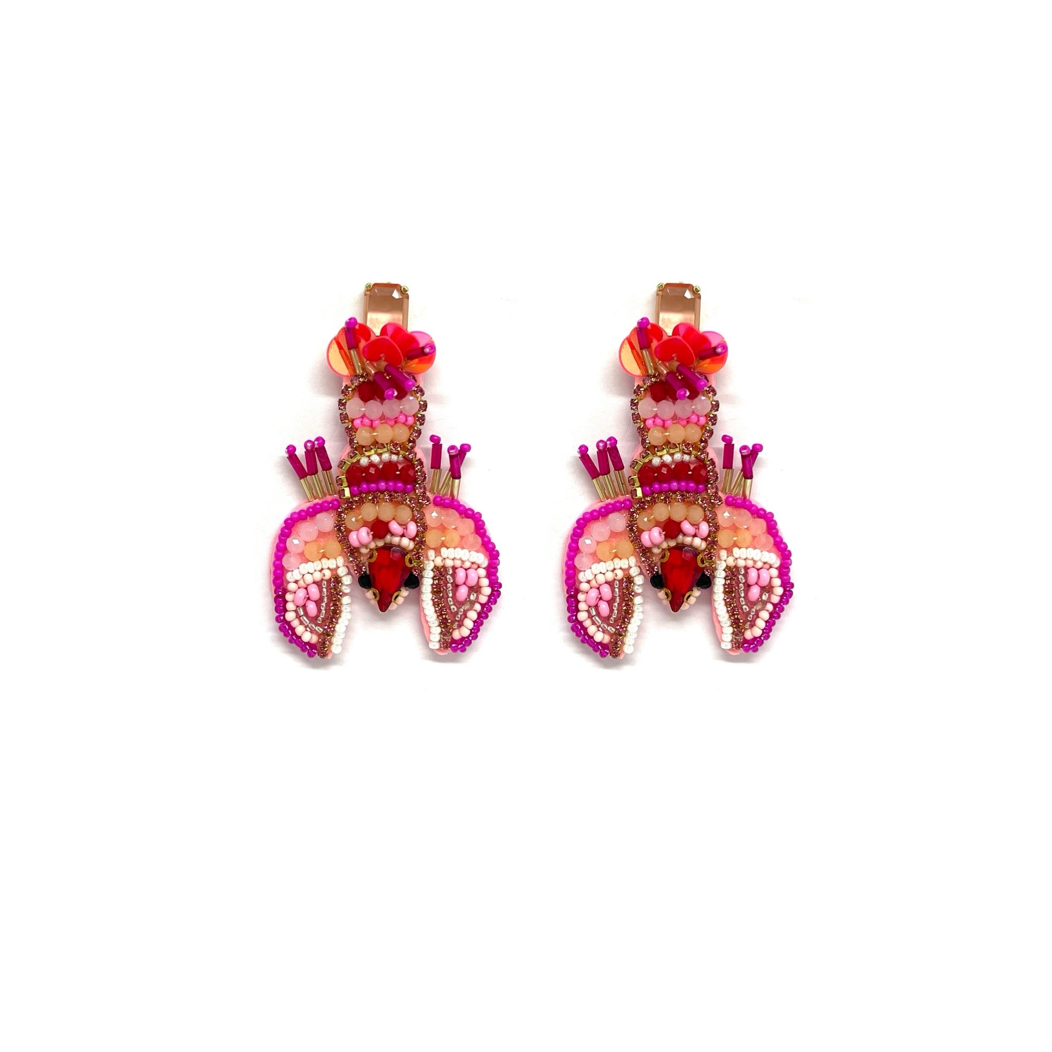 Boucles d’oreilles Homard