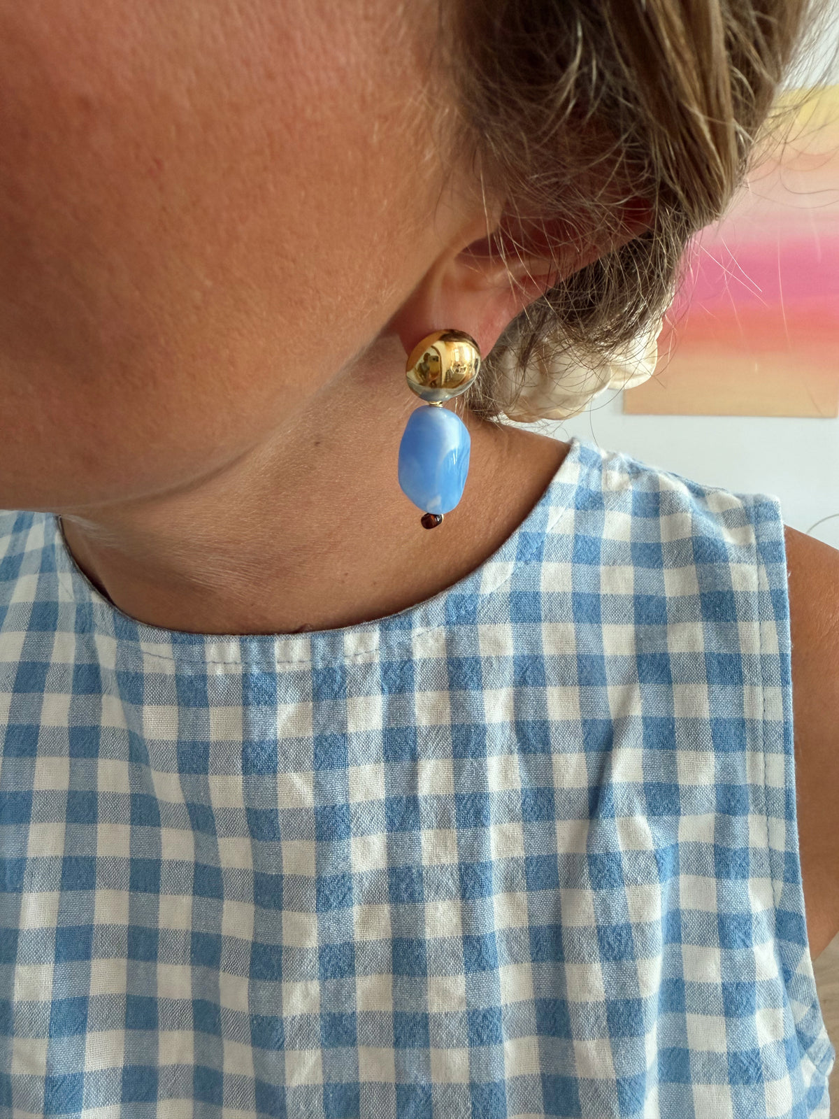 Boucles d’oreilles Pippa - ciel