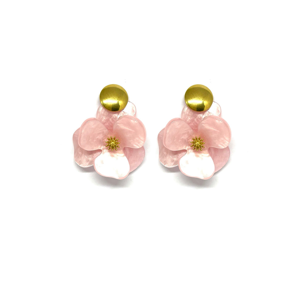 Boucles d’oreilles Pénélope rose
