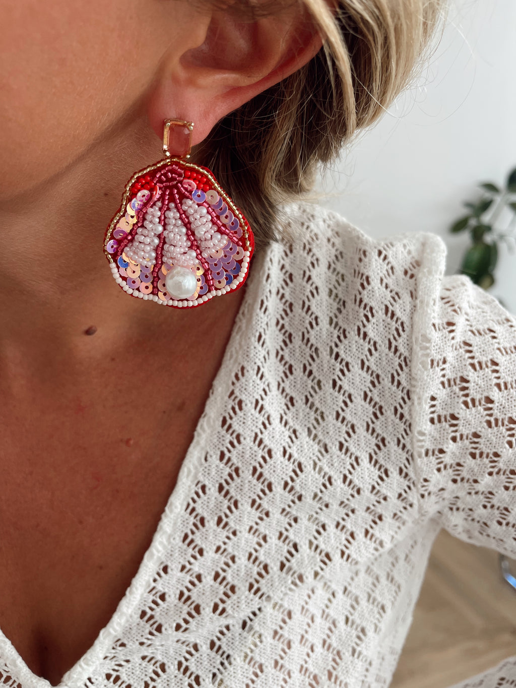 Boucles d’oreilles Coquillage