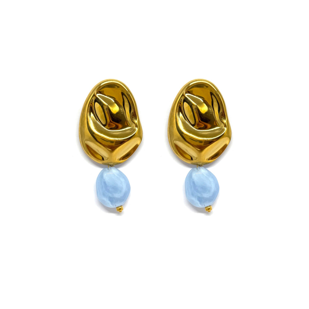 Boucles d’oreilles Bonnie - bleu