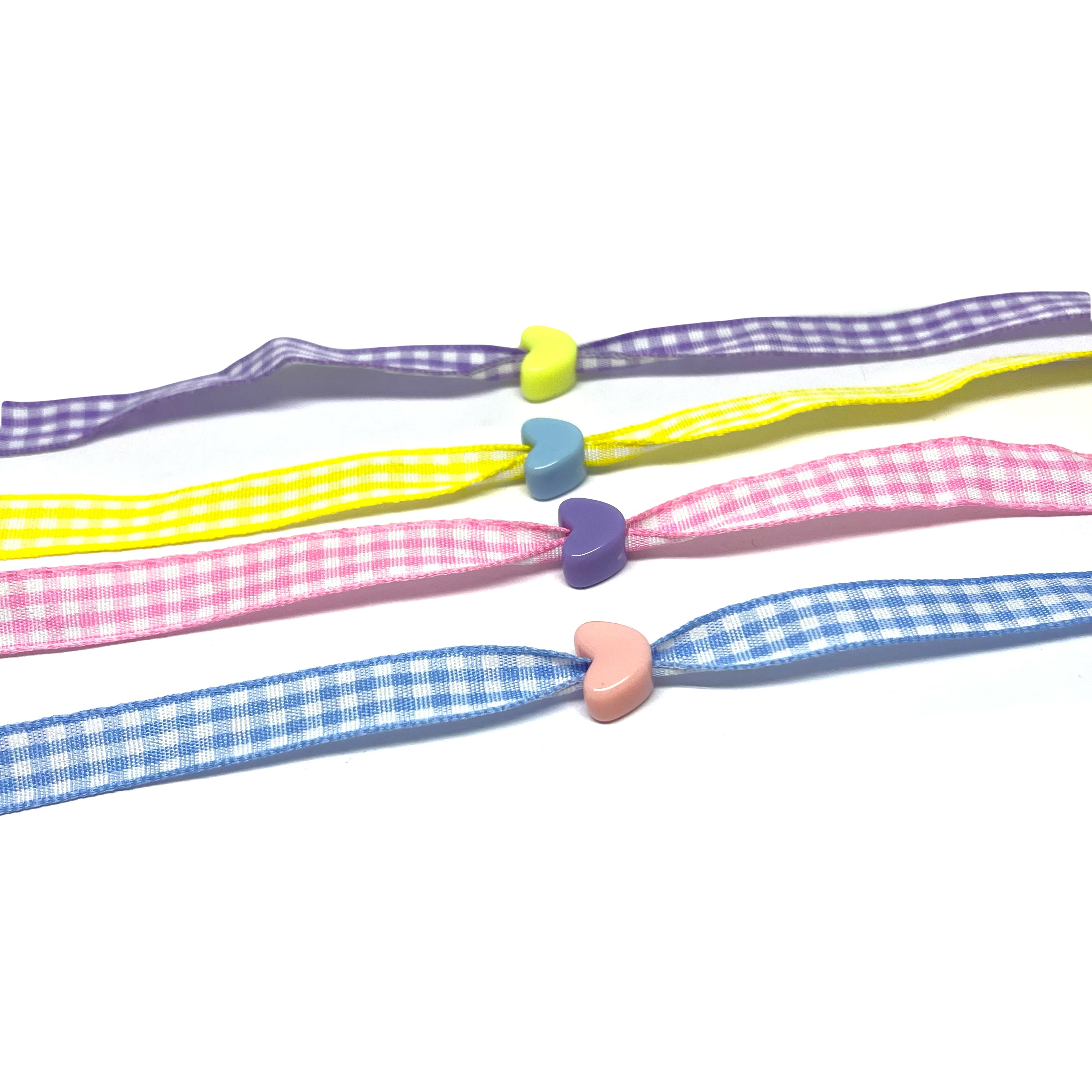 Bracelet vichy coeur