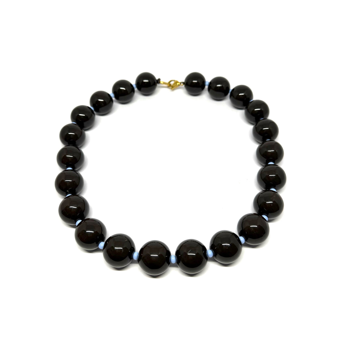 Collier André - marron bleu