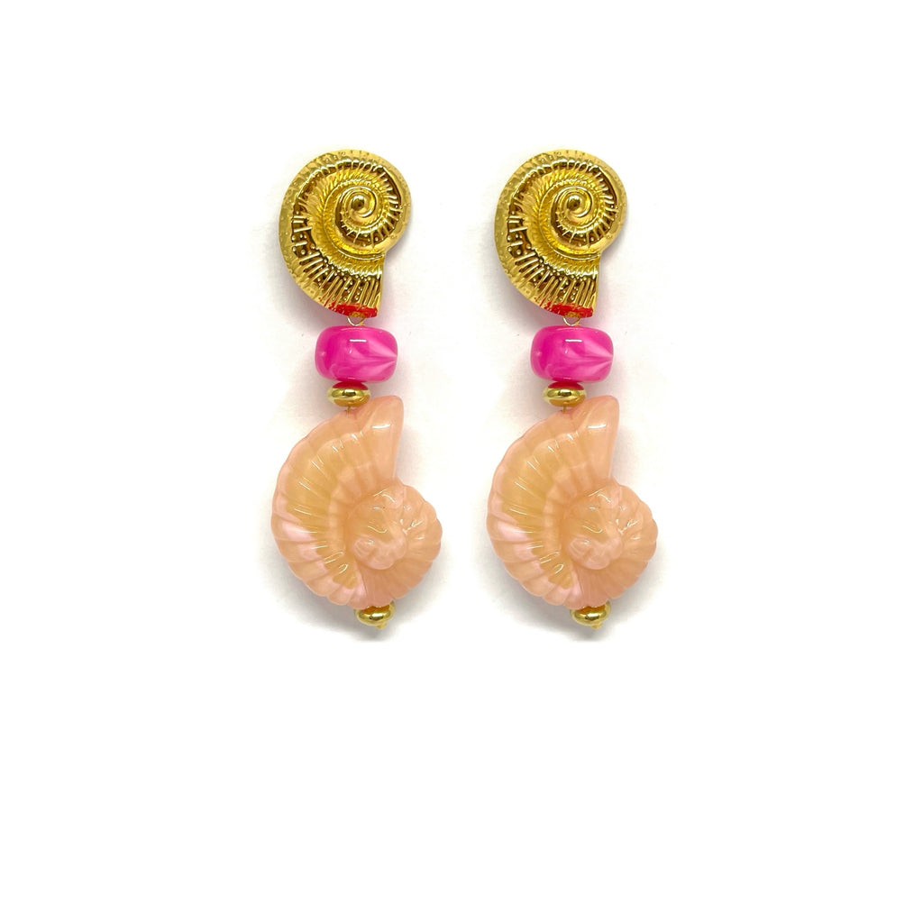 Boucles d’oreilles Ariel - rose