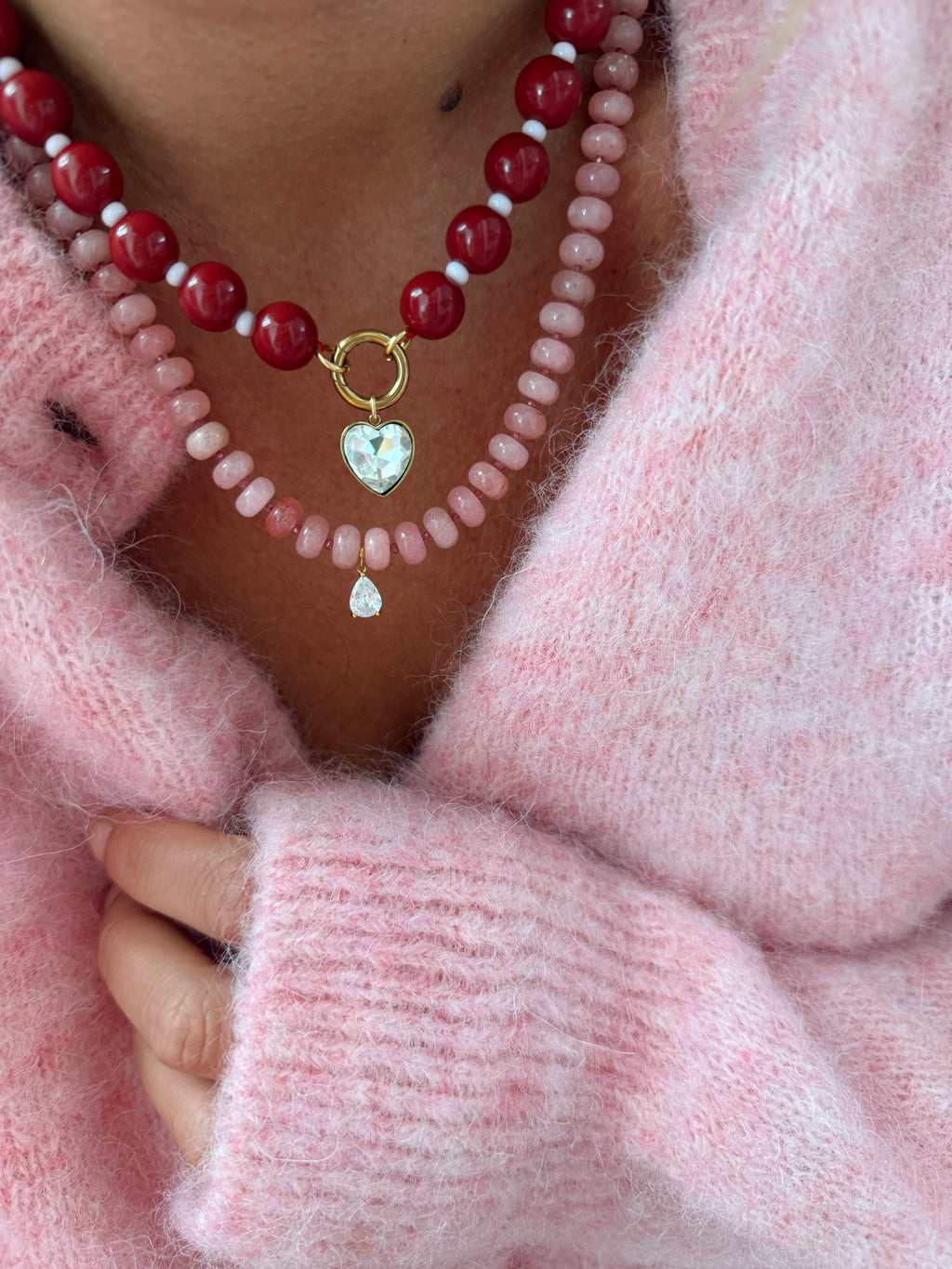 Collier Alfred - rouge