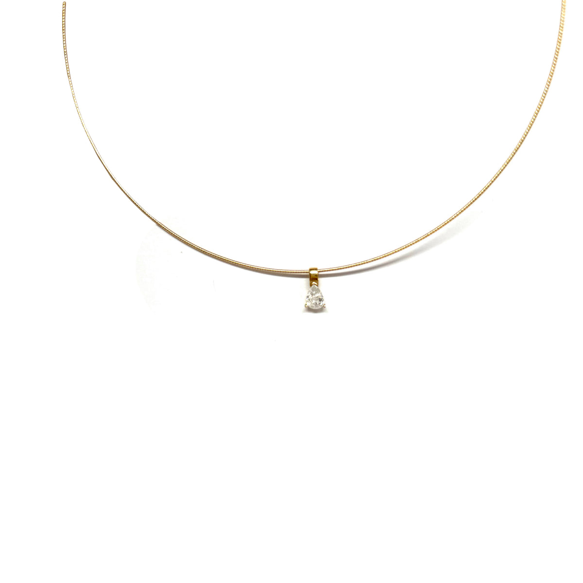 Collier Suzanne - pendentif goutte