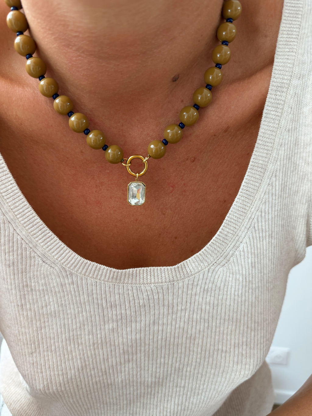 Collier Alfred - kaki