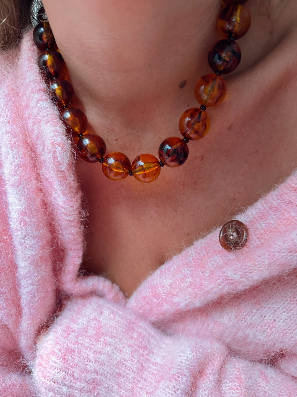 Collier Alphonse - ambre