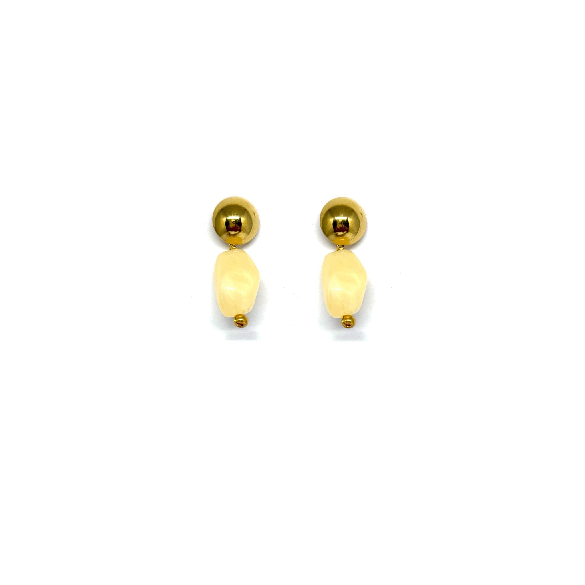 Boucles d’oreilles Pippa - jaune
