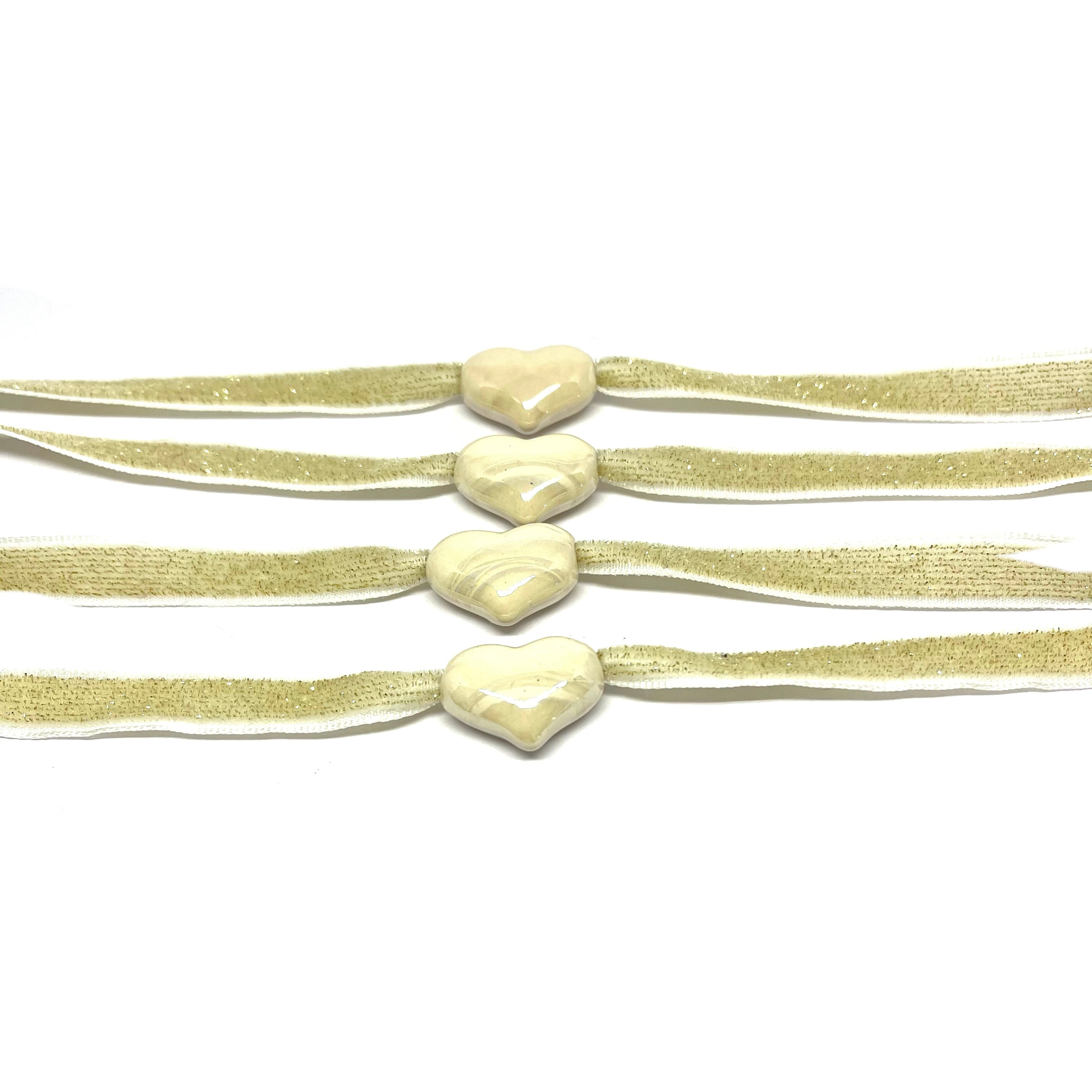 Bracelet ruban corazon