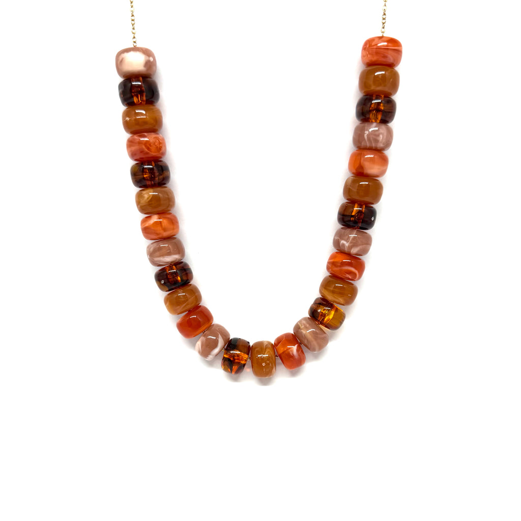 Collier Candy - chocolat