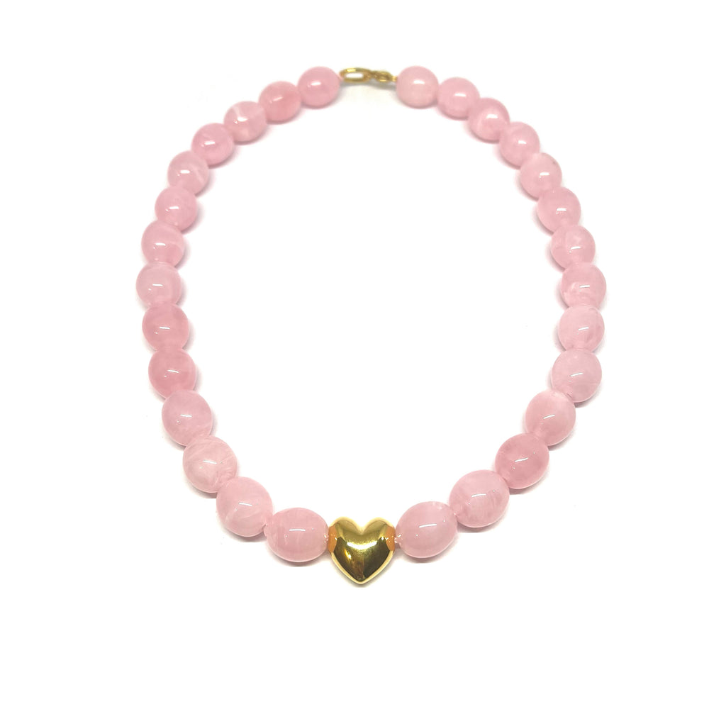Collier Martin - rose