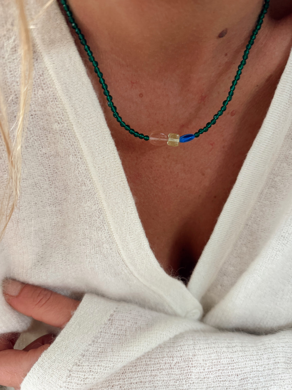 Collier Perrine - vert
