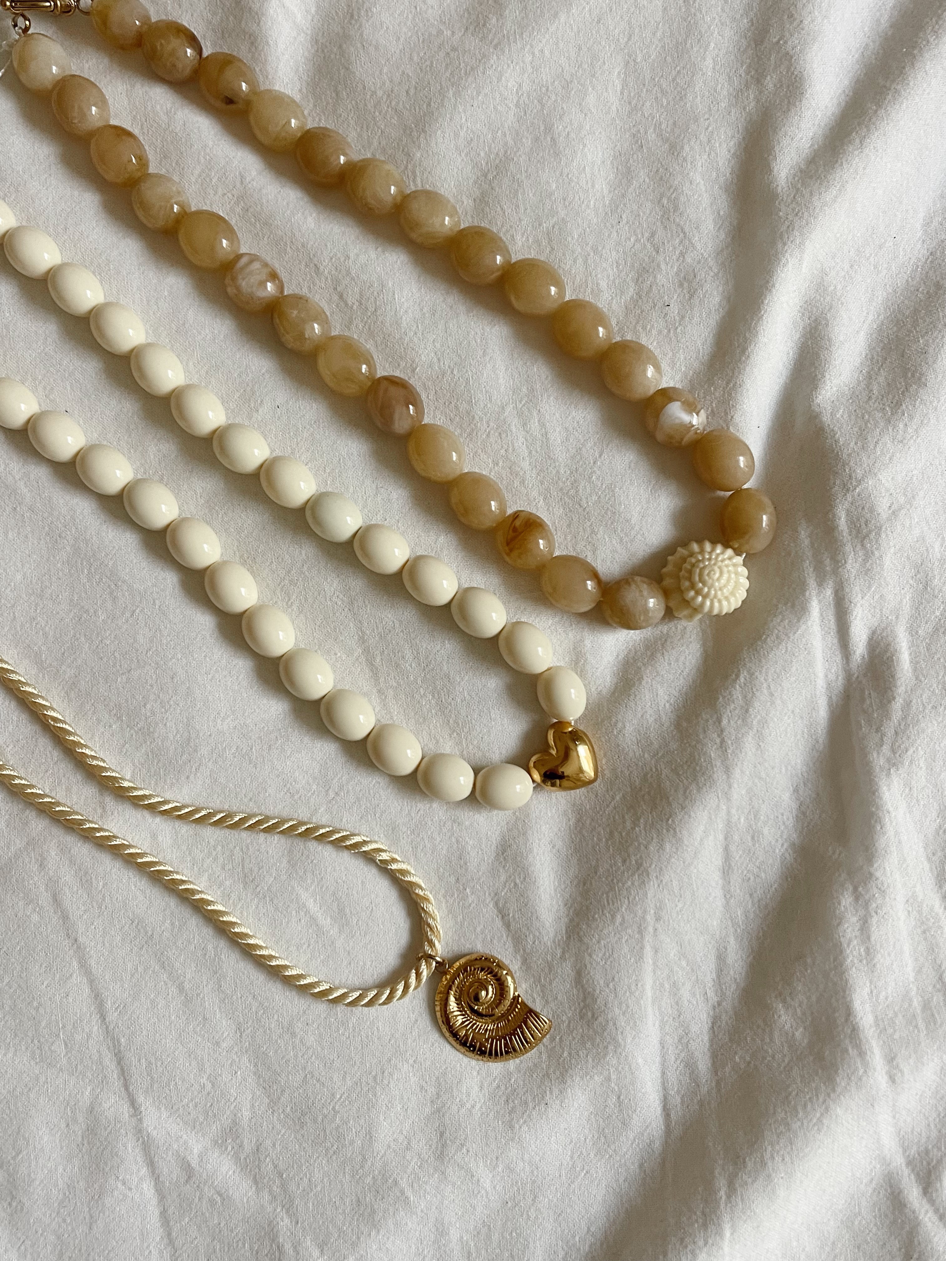 Collier Sacha - beige