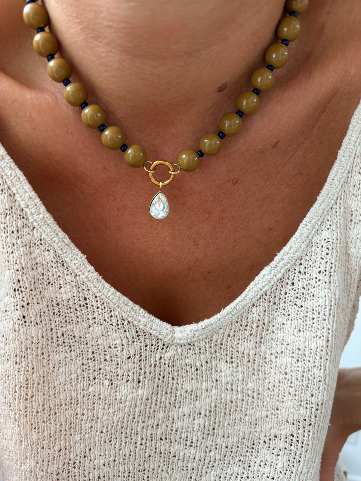 Collier Alfred - kaki