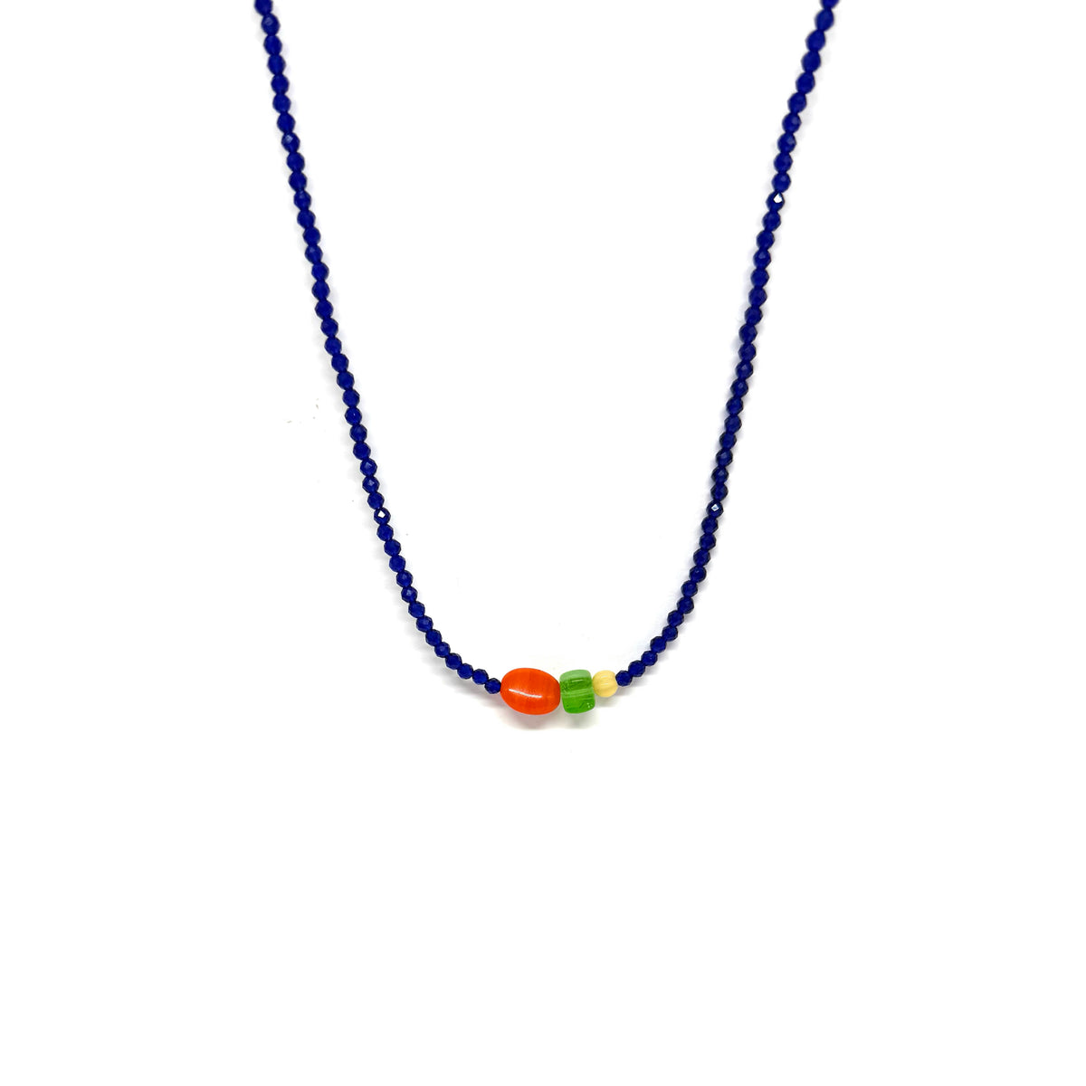 Collier Perrine - bleu