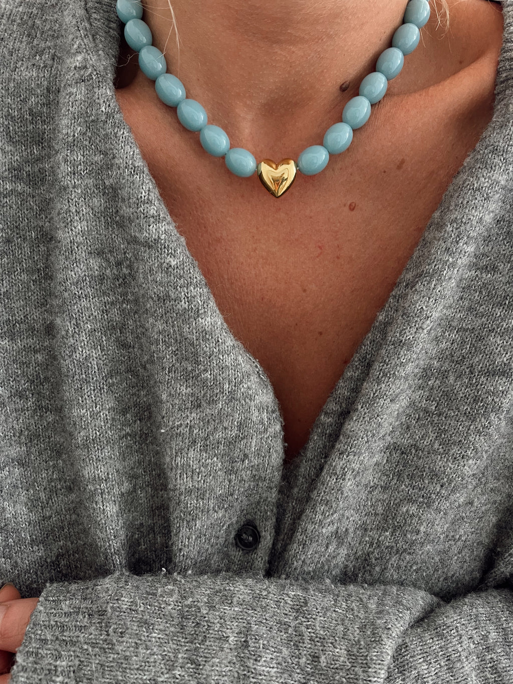 Collier Martin - bleu