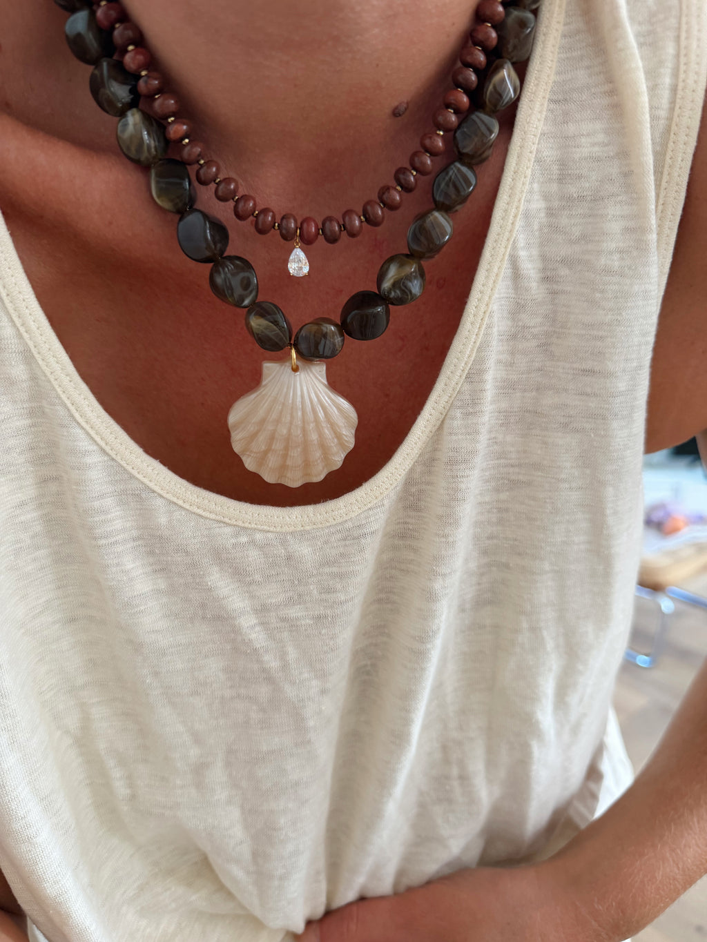 Collier Diane - Magnésite
