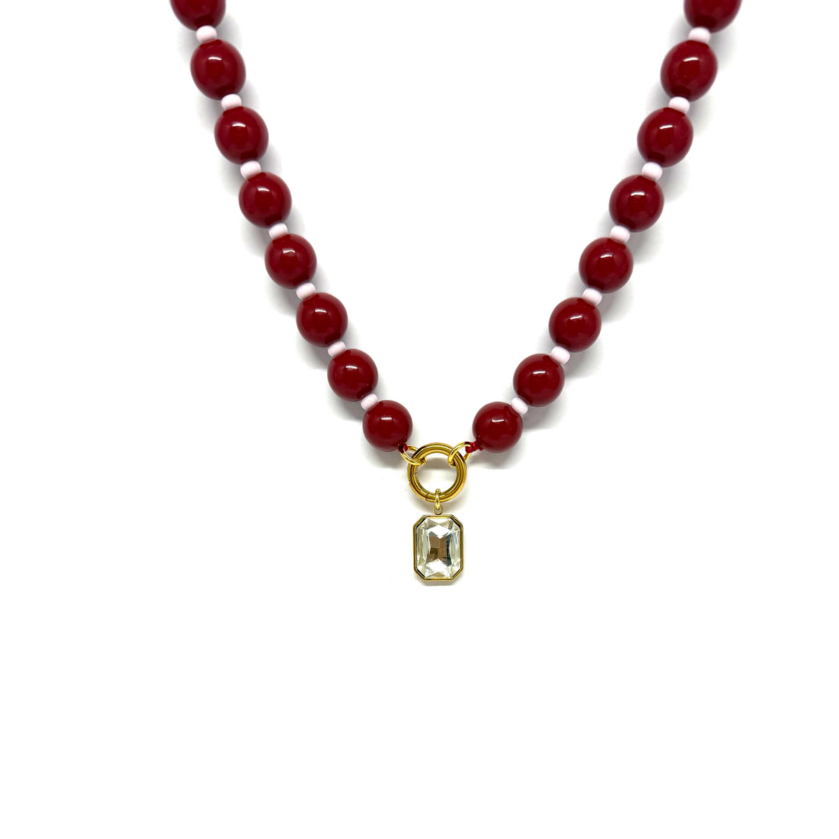 Collier Alfred - rouge