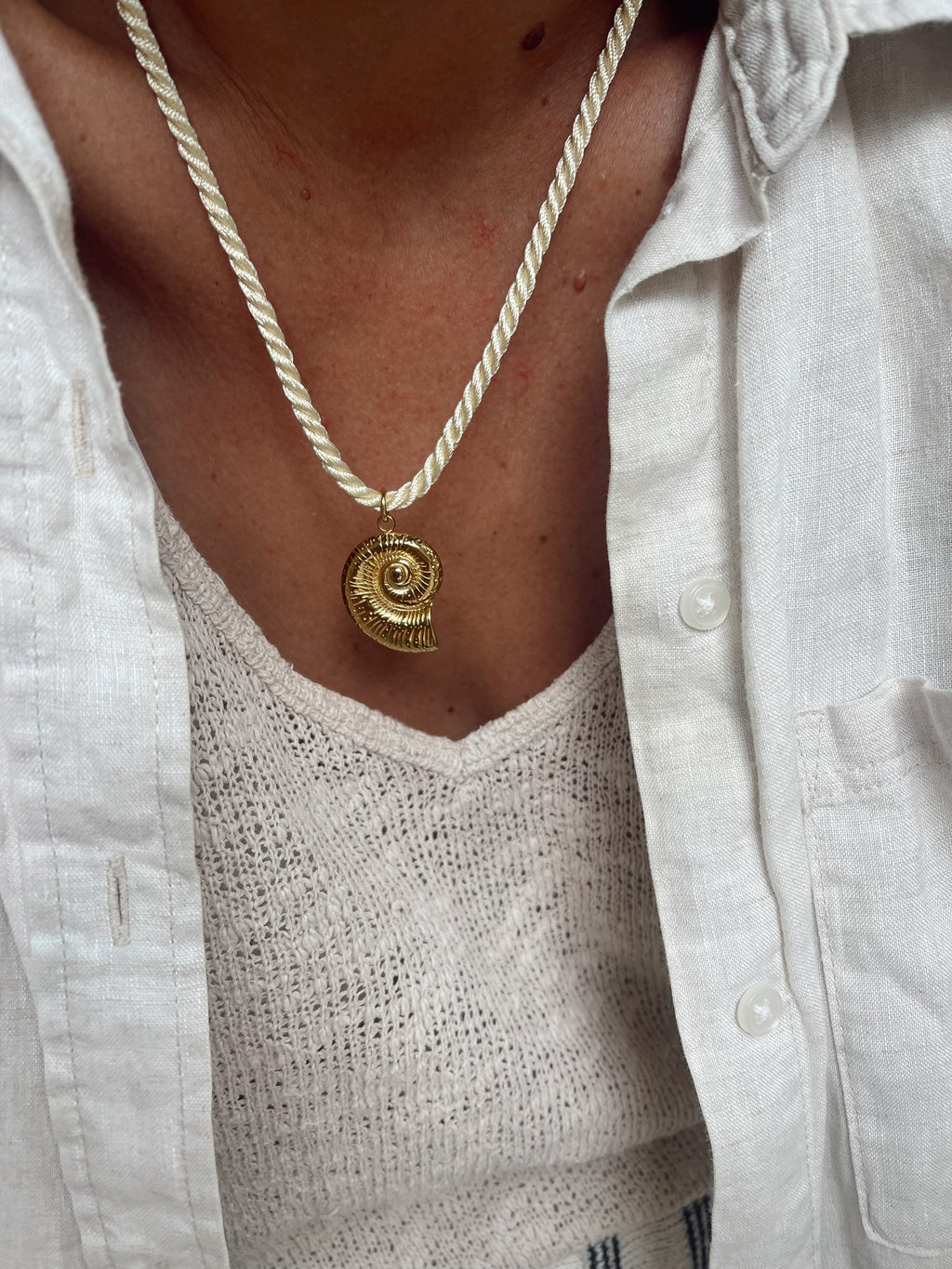 Collier Mara - écru