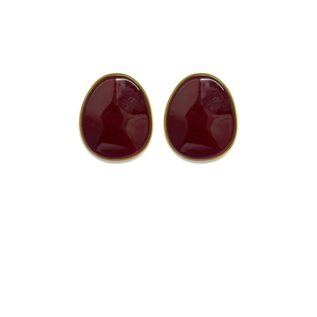 Boucles d'oreille Roxane - rouge