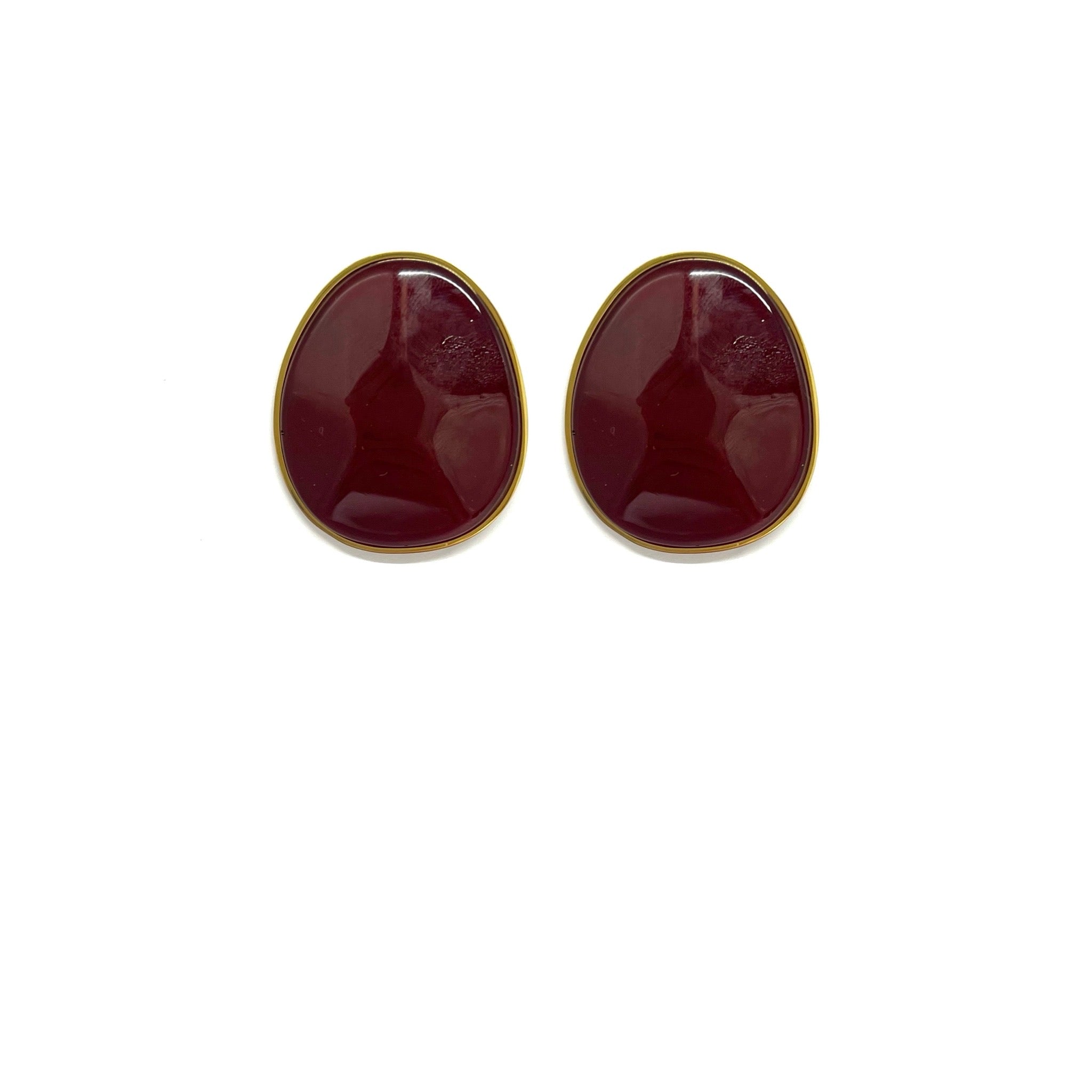 Boucles d'oreille Roxane - rouge