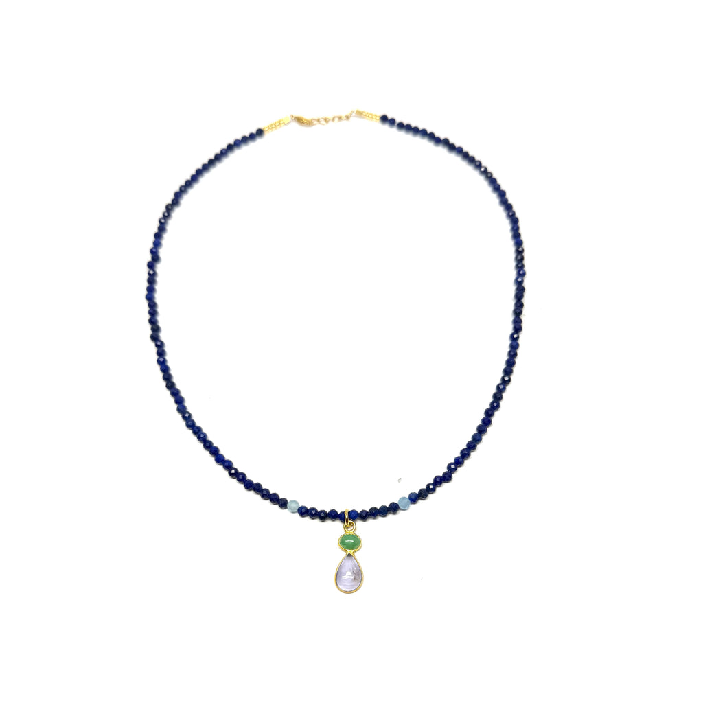 Collier Jimmy - bleu