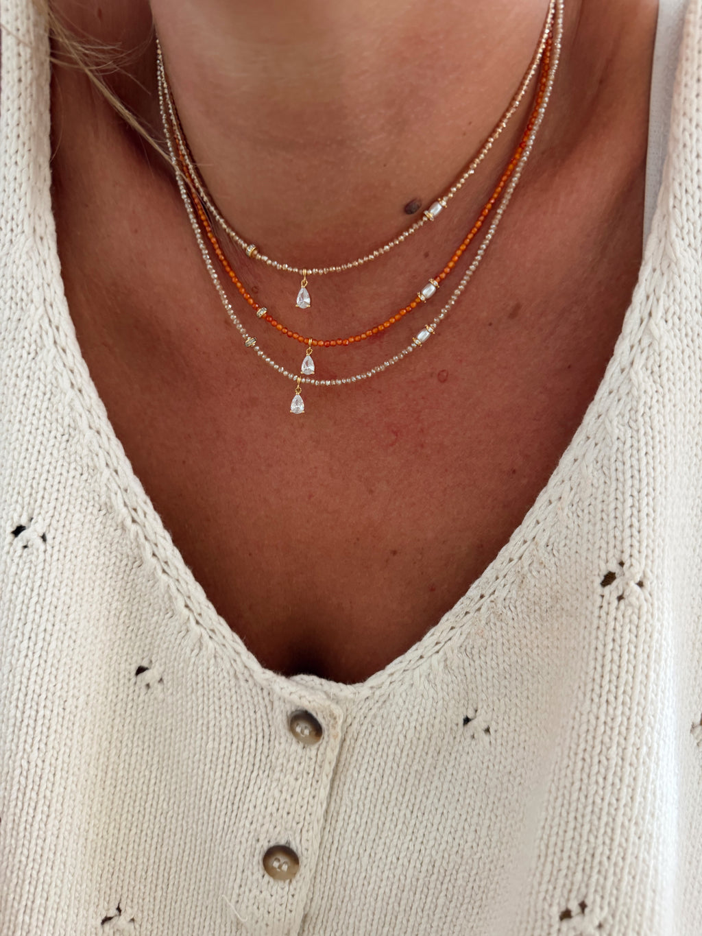 Collier Paul - orange