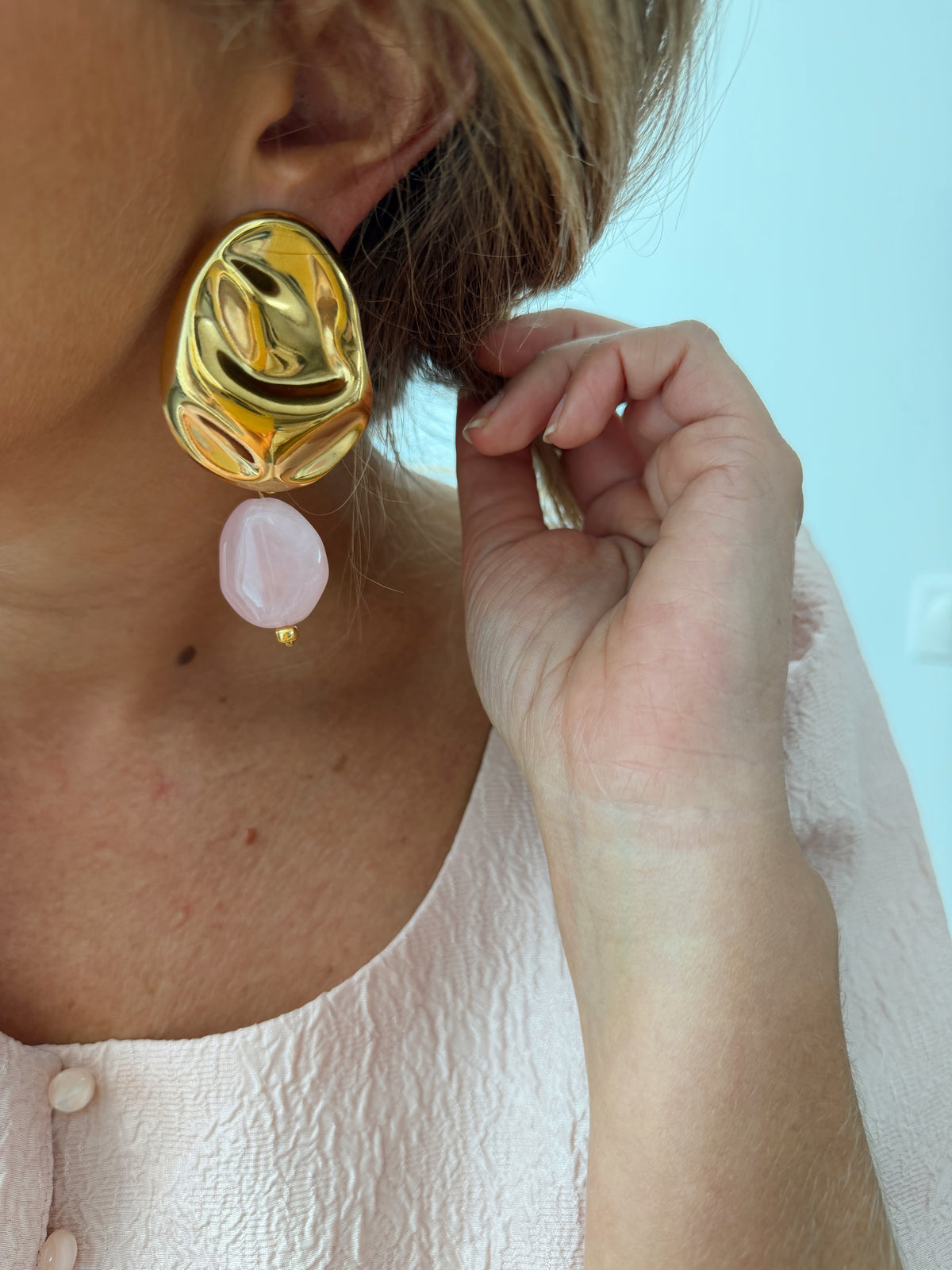 Boucles d’oreilles Bonnie - rose