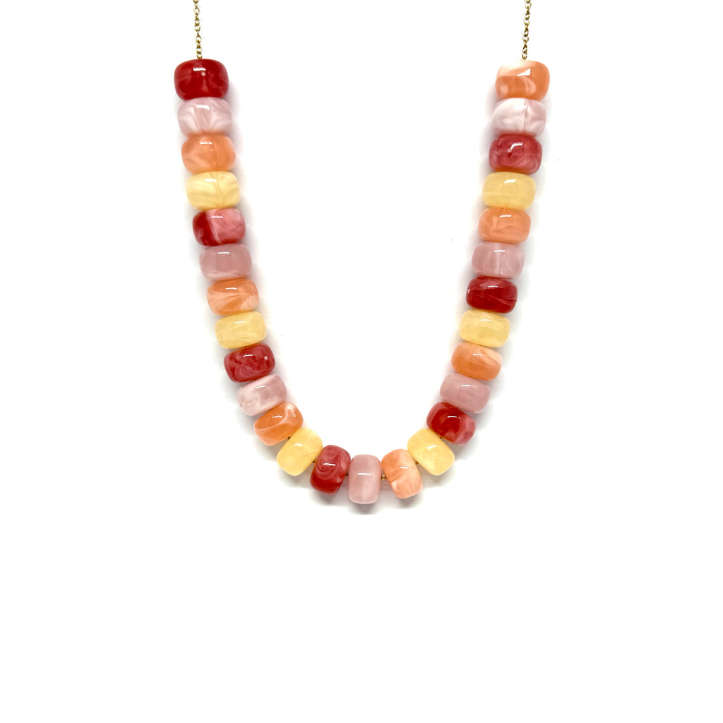 Collier Candy - rose